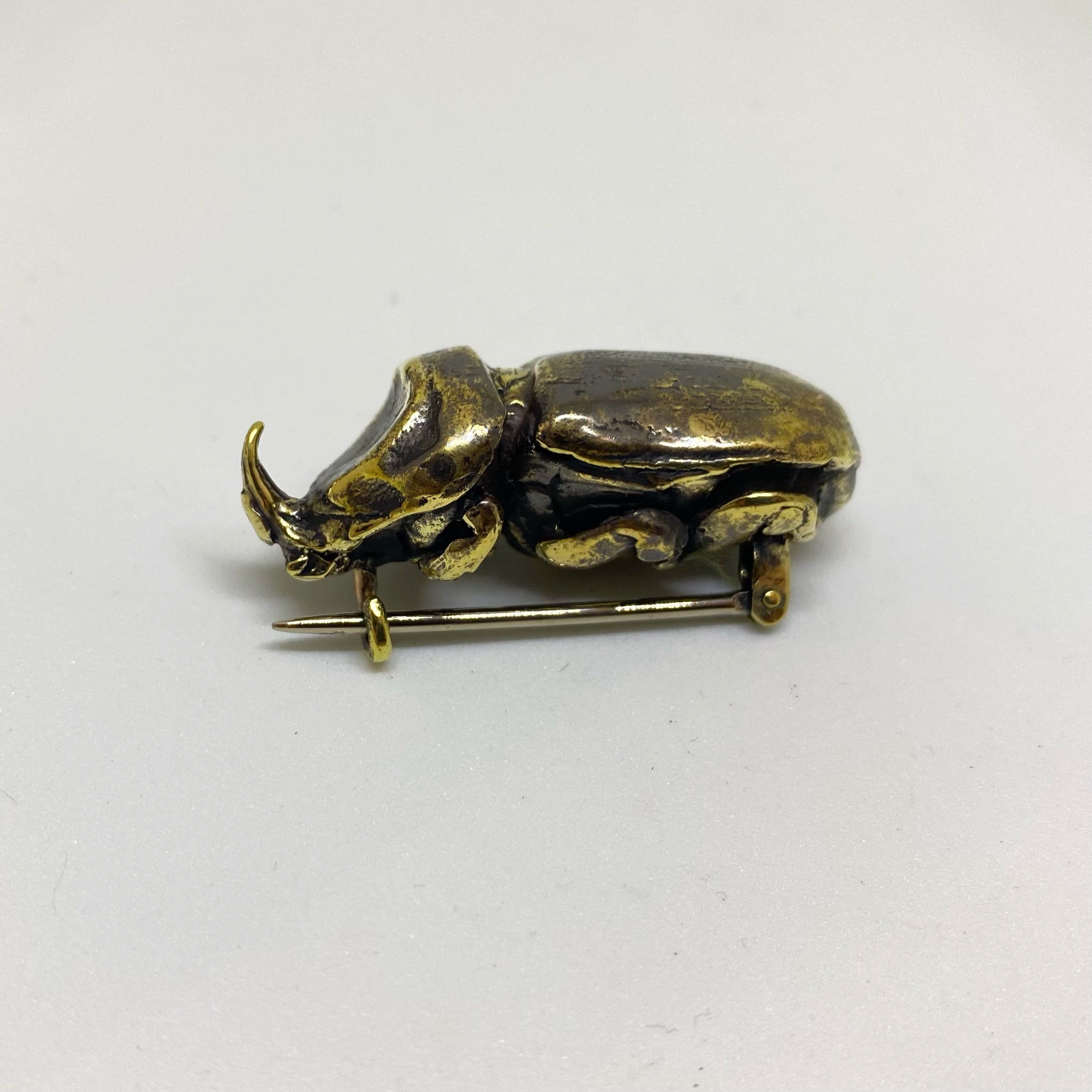 Beetle Pin Brass