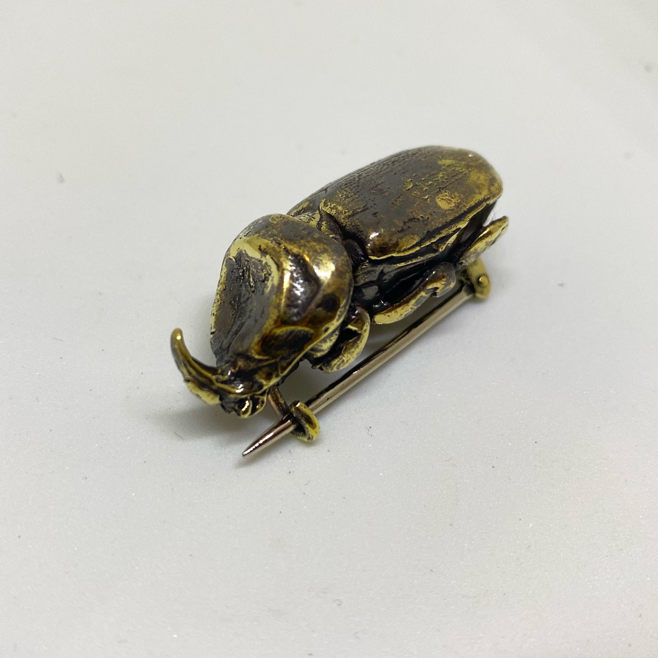 Beetle Pin Brass