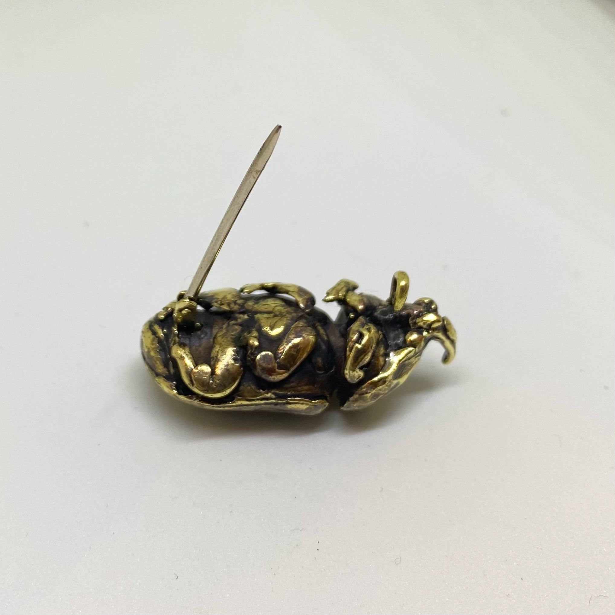 Beetle Pin Brass