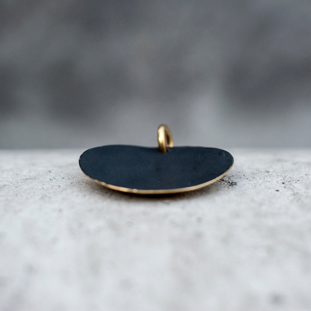 Big Circle Pendant Brass