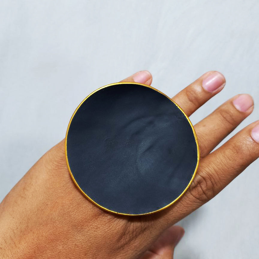 Big Circle Ring Gold