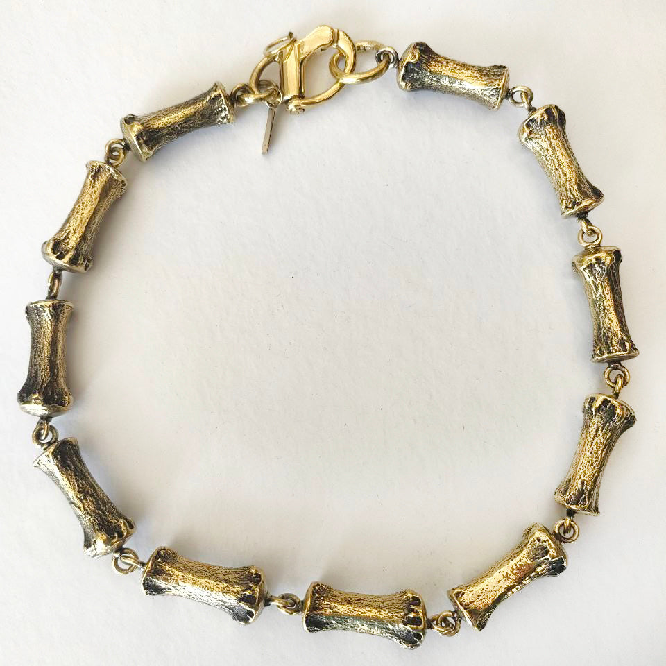 Men's Bone Choker Brass