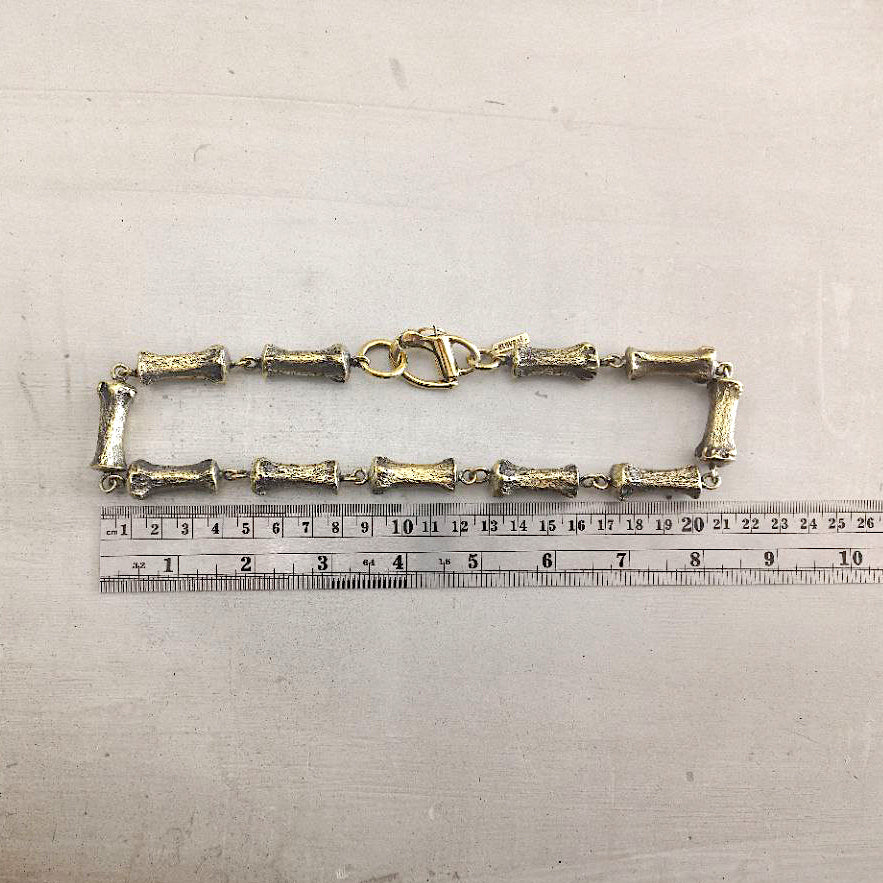 Men's Bone Choker Brass