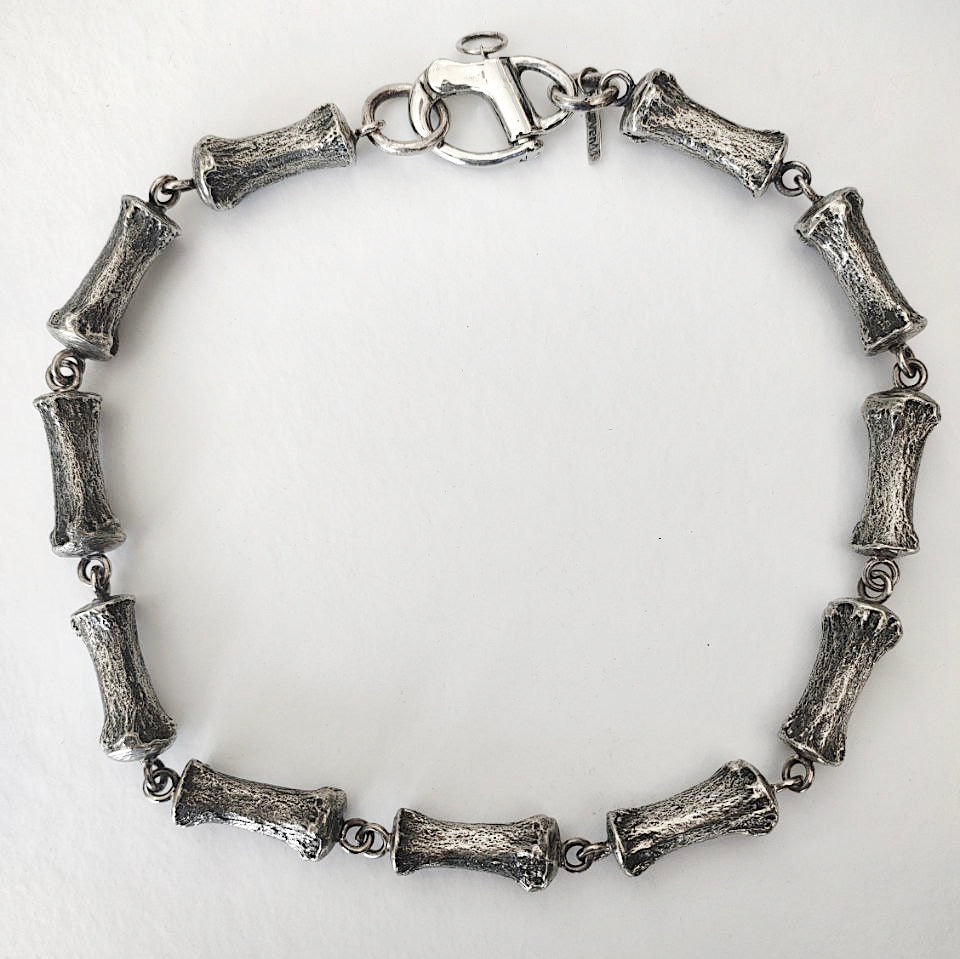 Bone Choker Silver