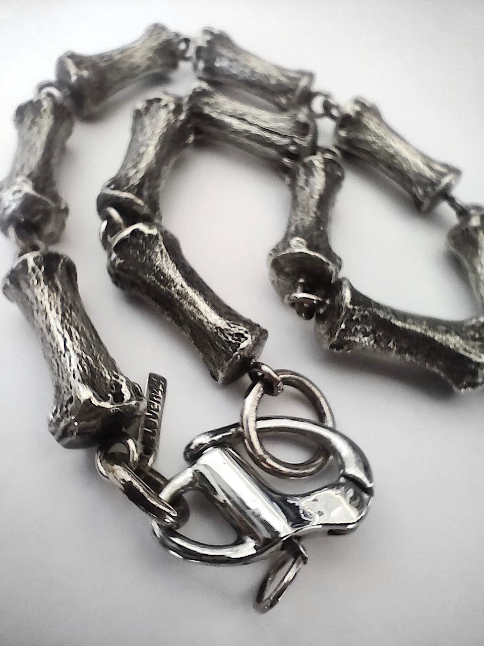 Bone Choker Silver