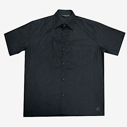Hemp Button Shirt Black Men