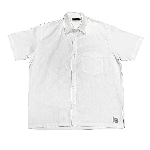 Hemp Button Shirt White Men