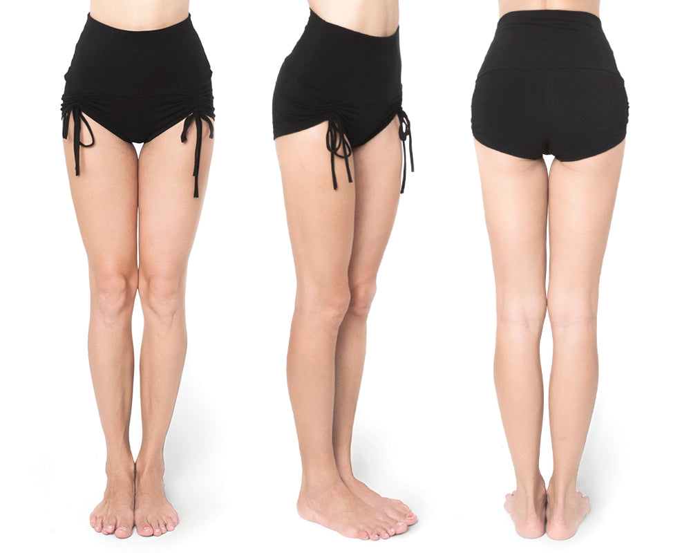 Black High Waist Shorts