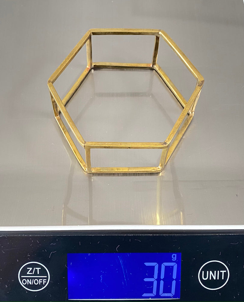 Cage Bangle Brass - eleven44