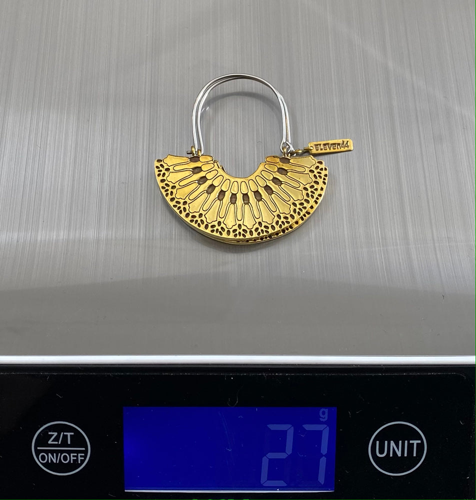 Cellular Hoops Brass