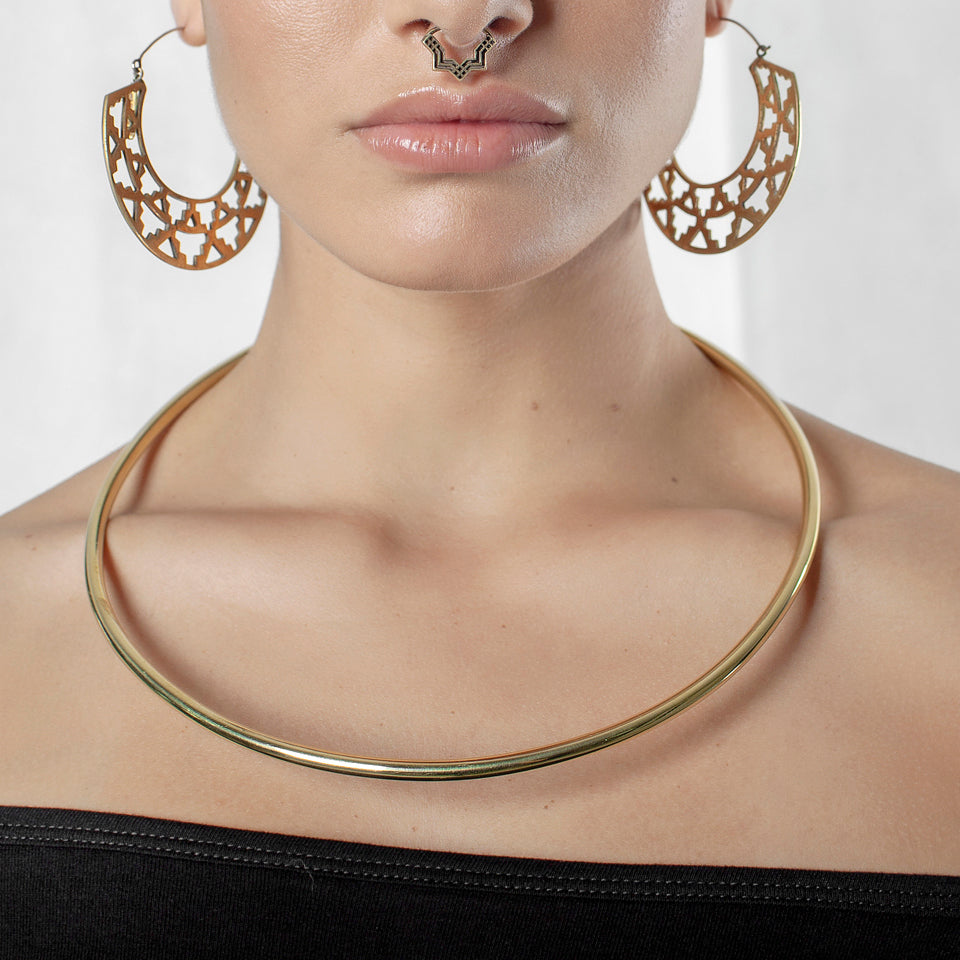 Classic Choker Brass