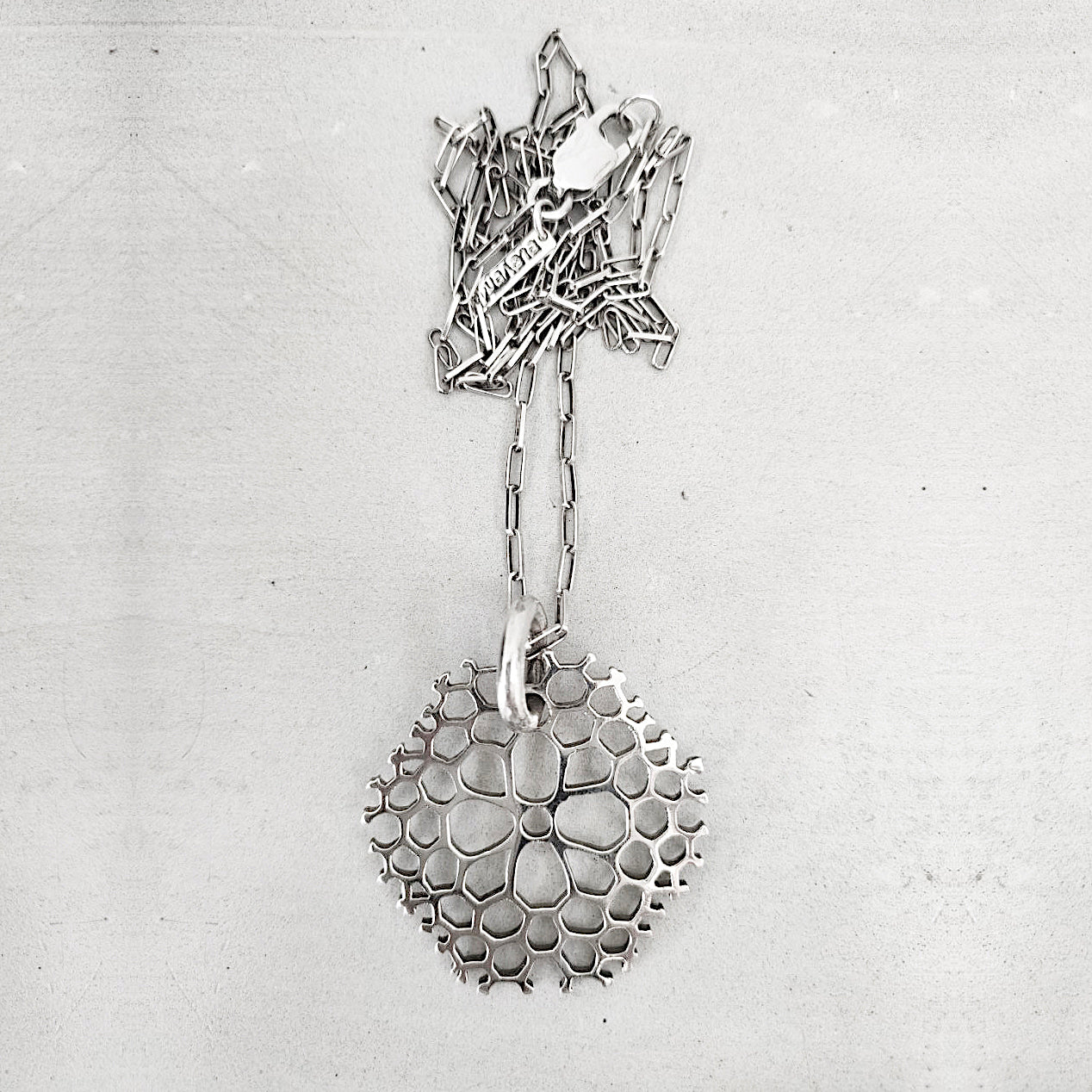 Coral Pendant Sterling Silver