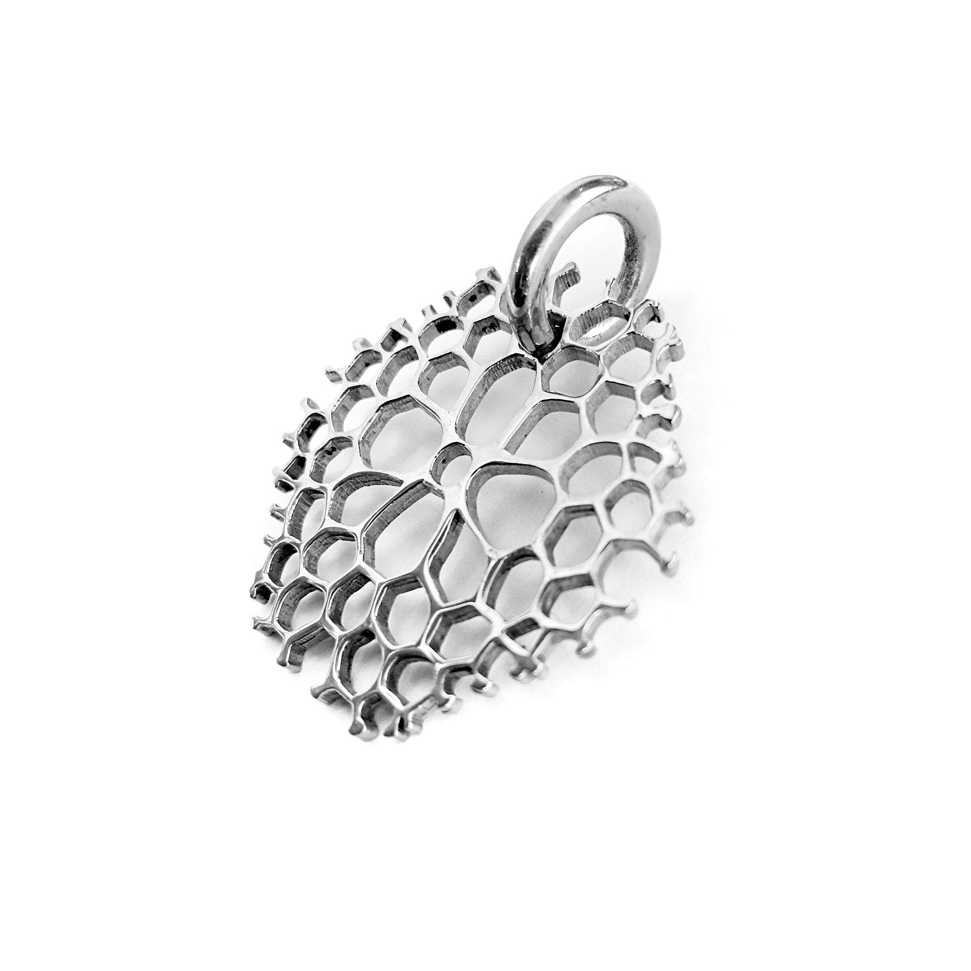 Coral Pendant Sterling Silver