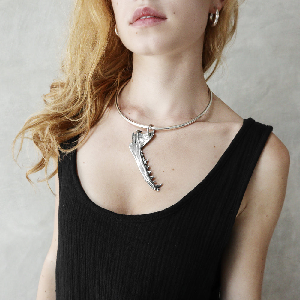 Coyote Pendant Silver