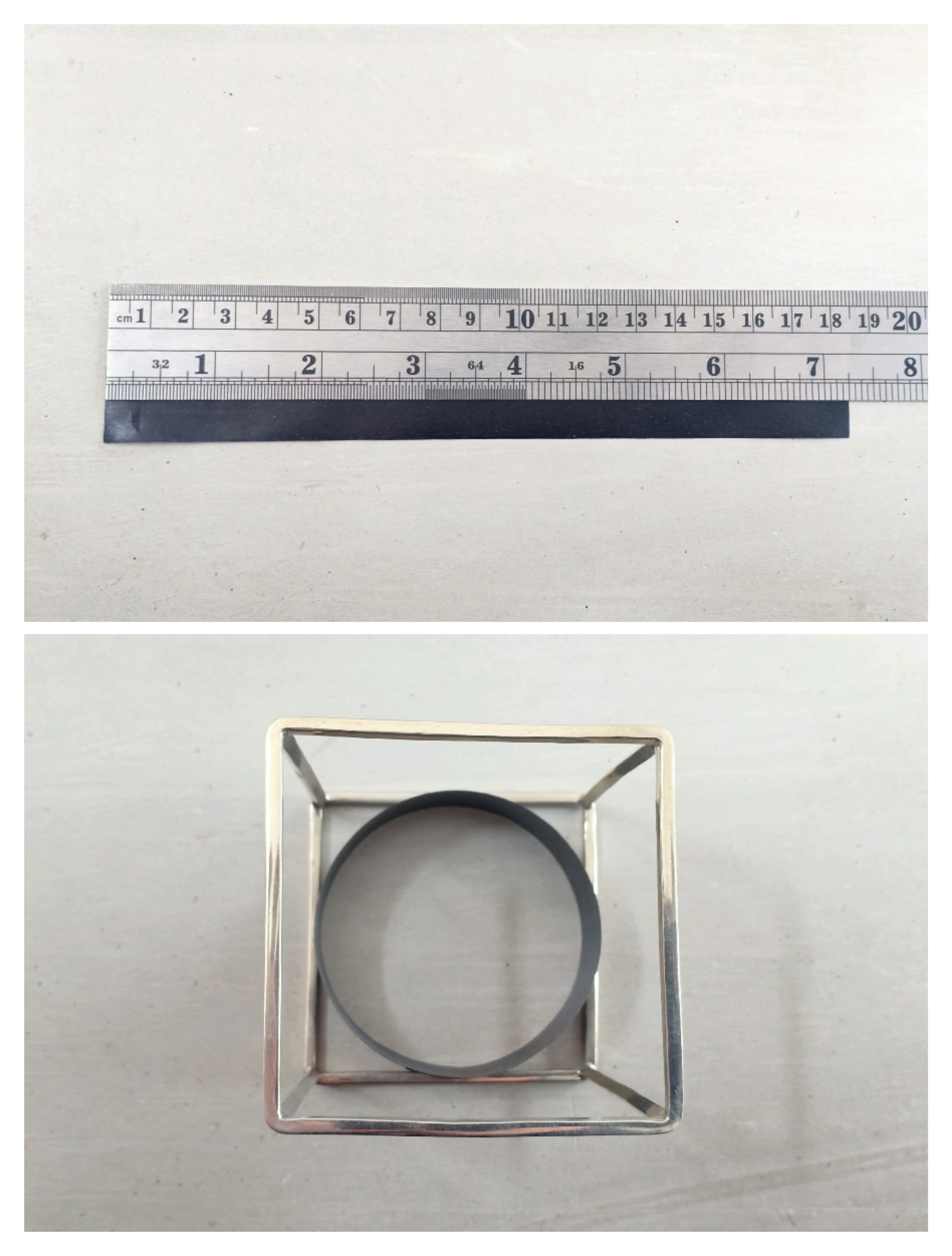 Cube Cuff Silver