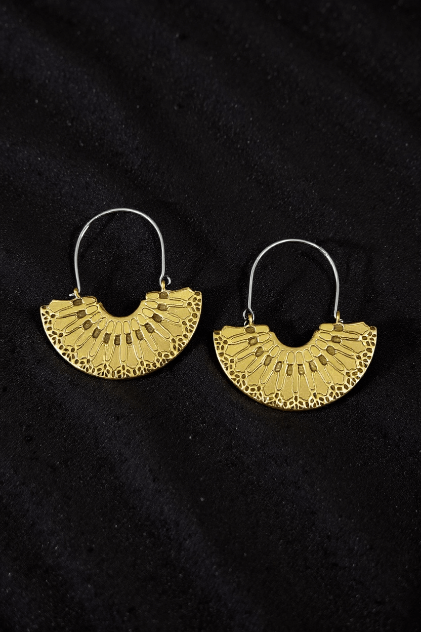 Cellular Hoops Brass