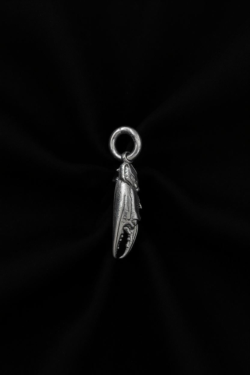 Crab Claw Pendant Sterling Silver