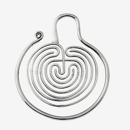 Labyrinth Ear Weights Silver