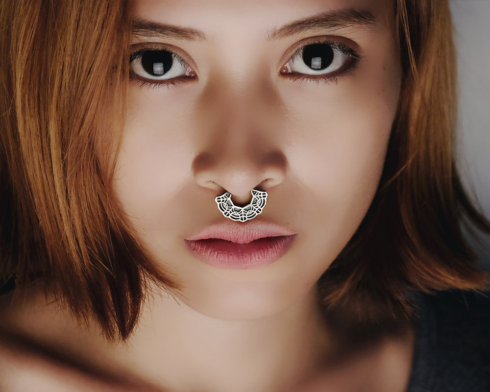 Lace Septum Silver
