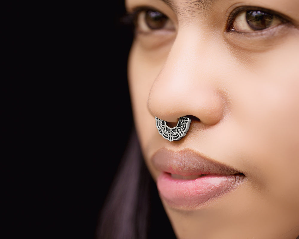 Lace Septum Silver