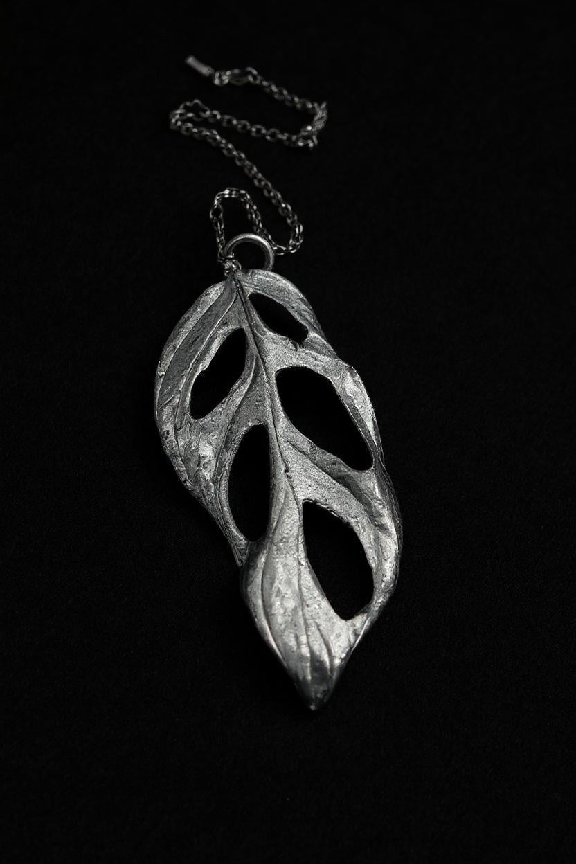 Leaf Pendant Sterling Silver