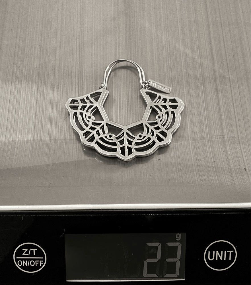 Marigold Hoops Silver - eleven44