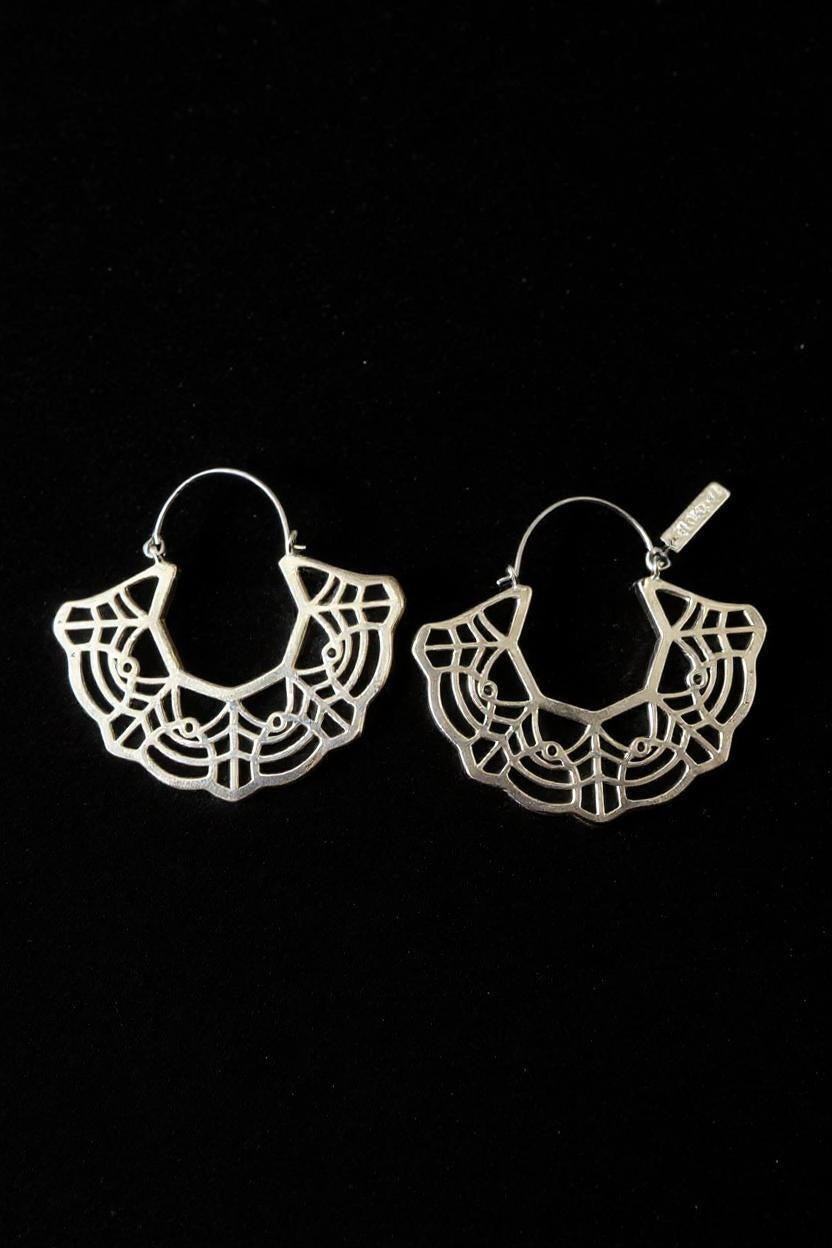 Marigold Hoops Silver