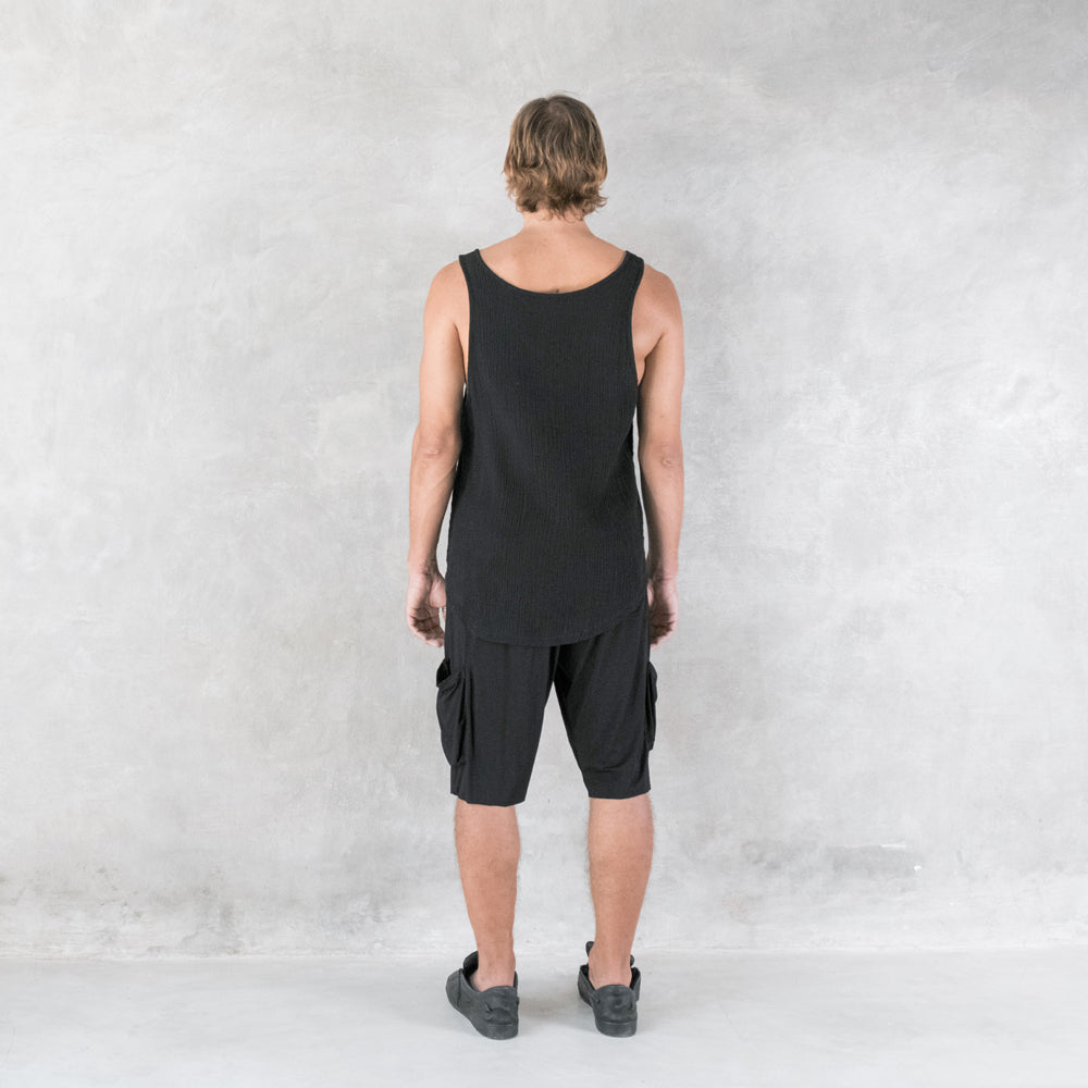 Hemp Gauze Tank Men