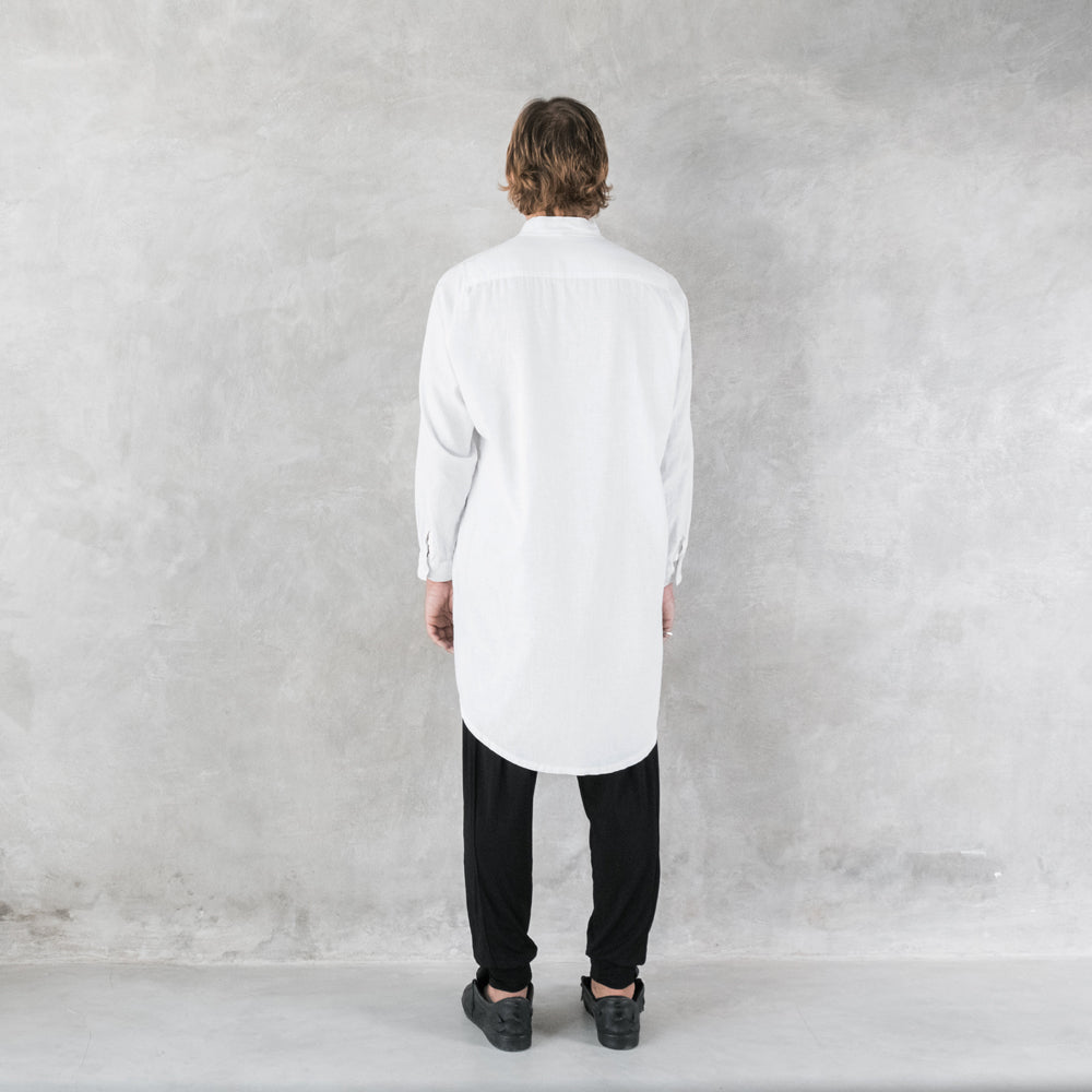 Hemp Tunic White Men