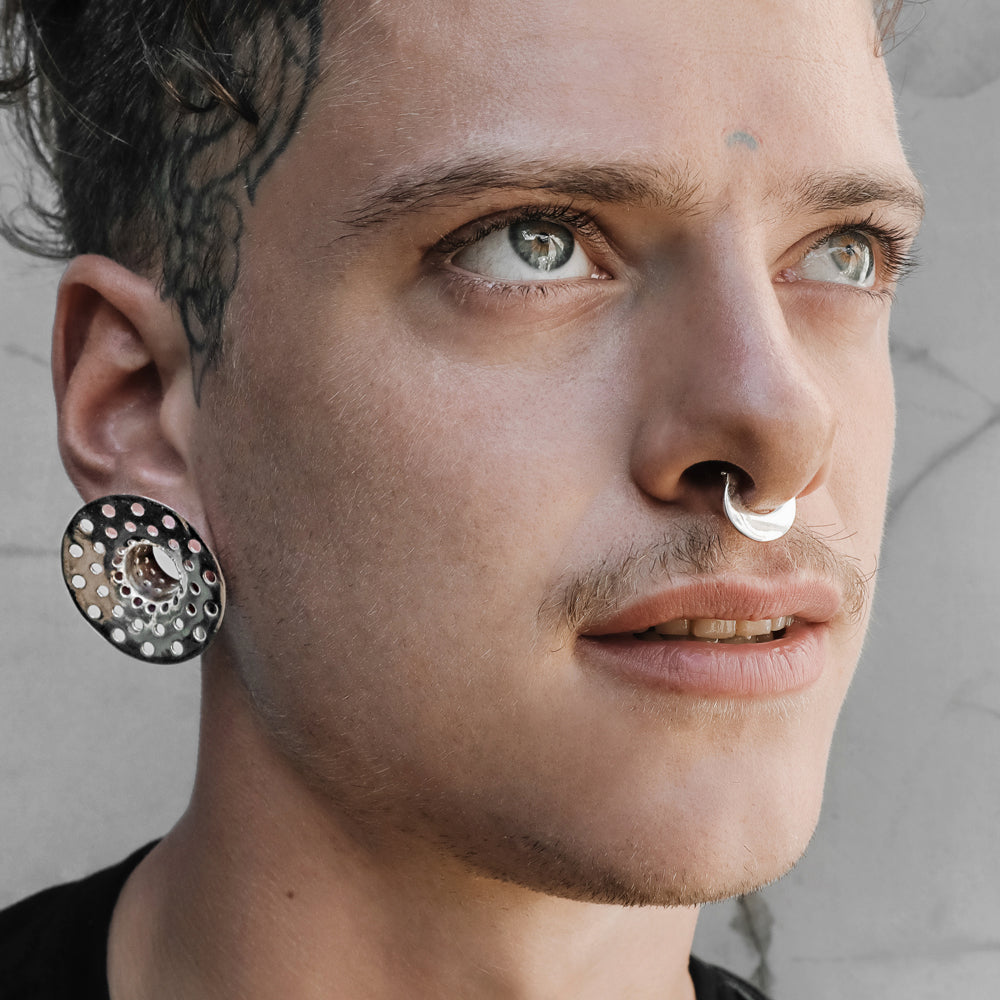 Crescent Septum Silver