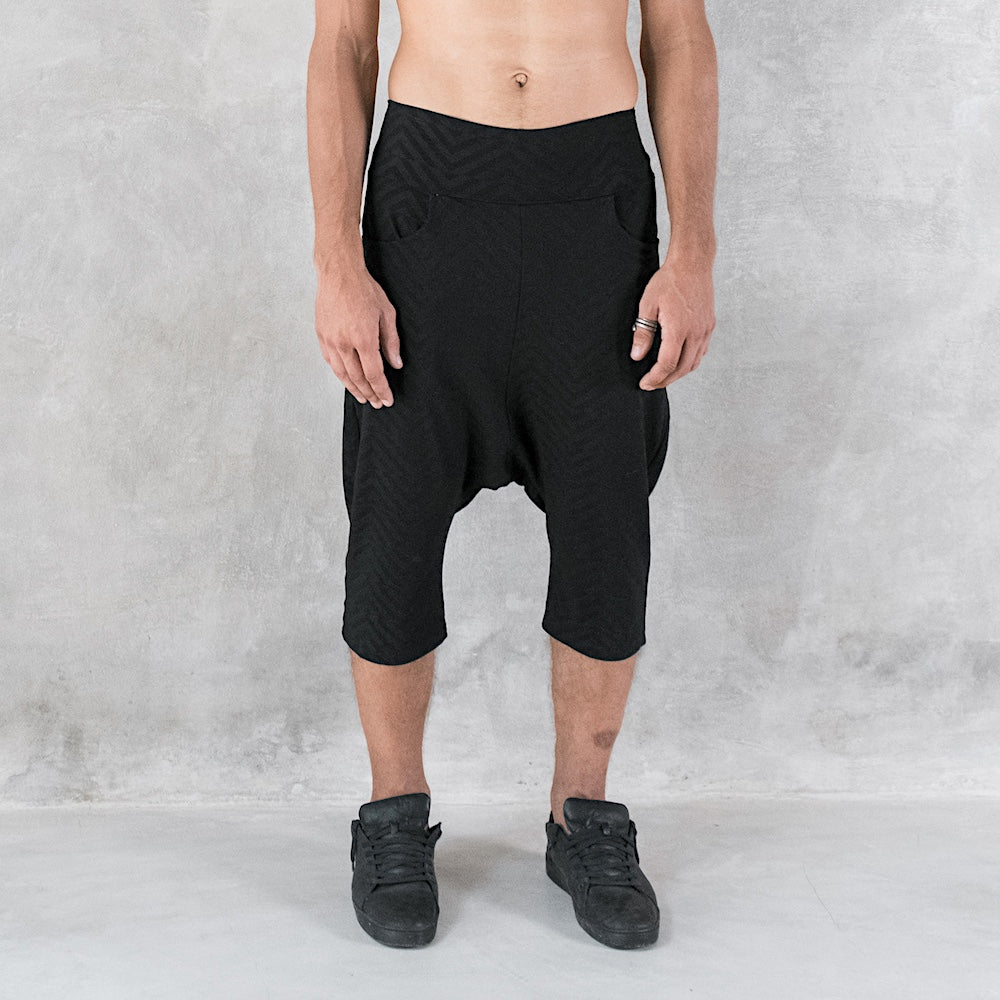Men's Zig Zag Low Crotch Shorts