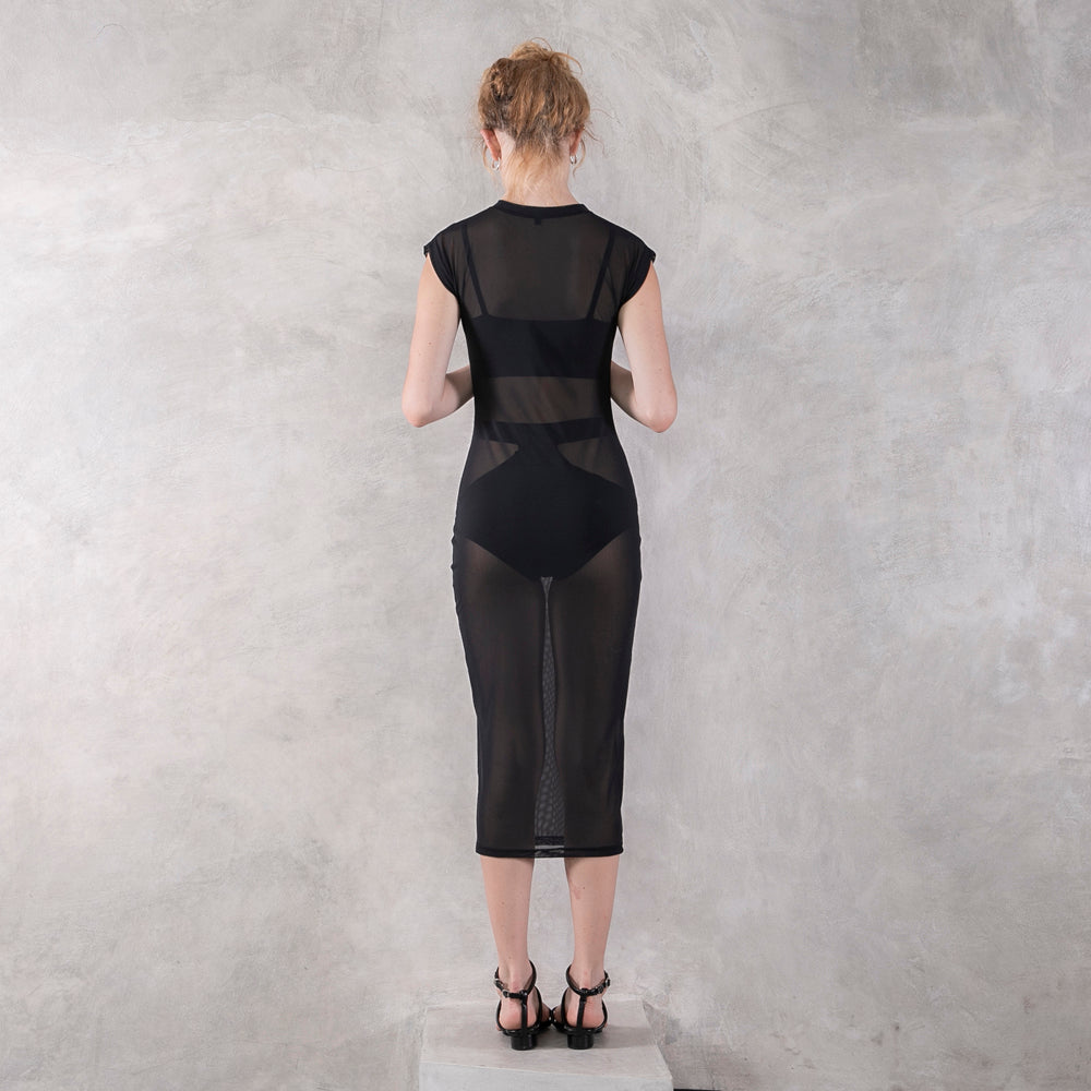 Mesh Sheath Dress