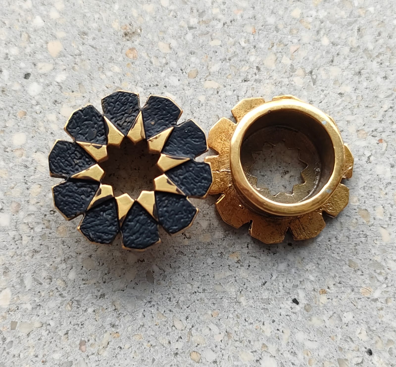 Moroccan Tunnels 22k Gold Plated
