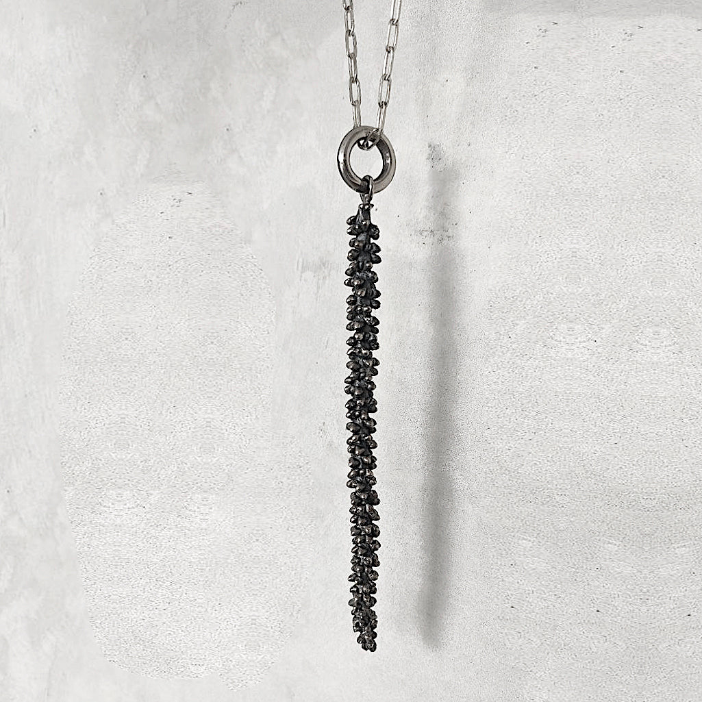 Palm Pod Pendant Sterling Silver