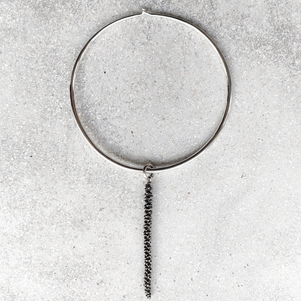 Palm Pod Pendant Sterling Silver