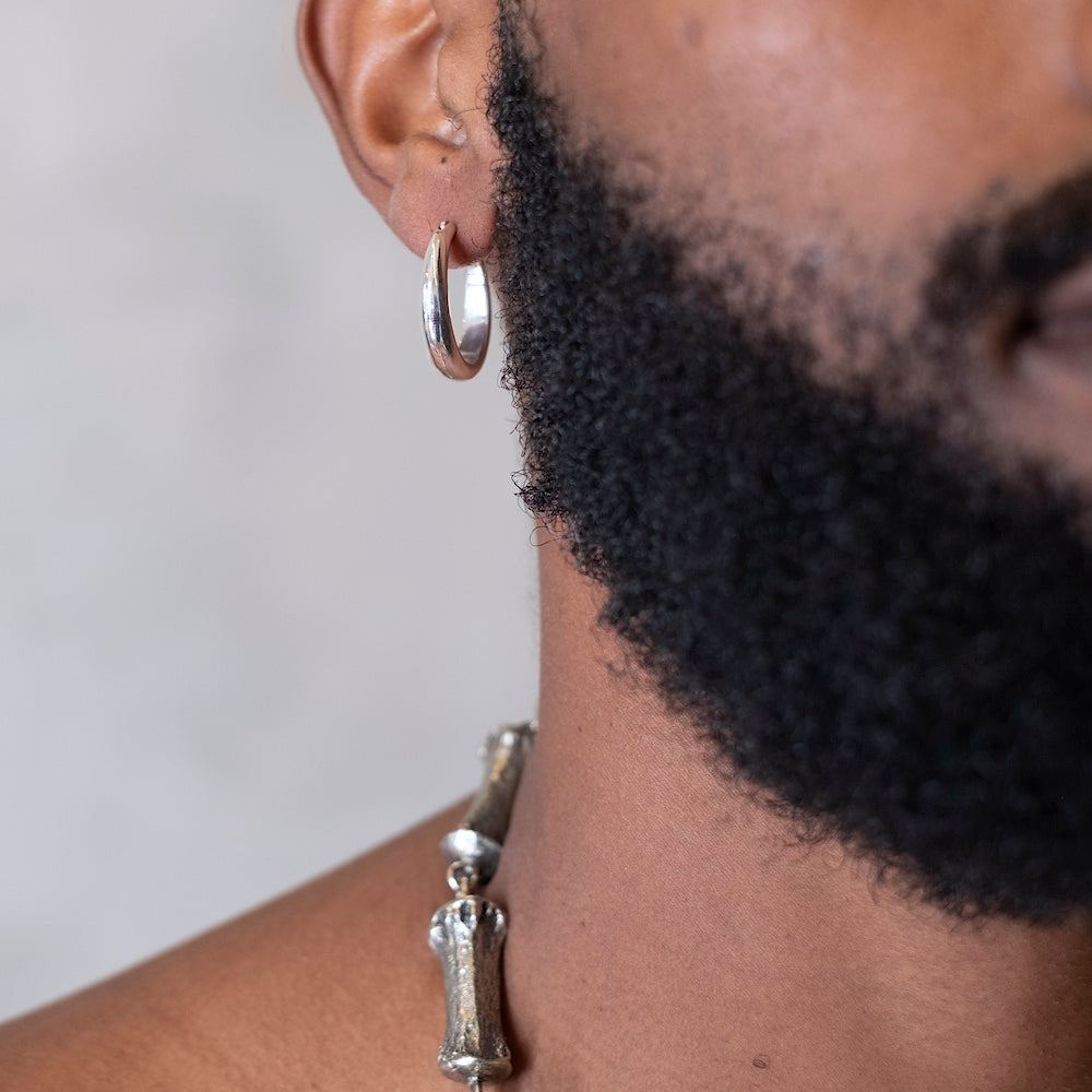 Pirate Hoops Sterling Silver