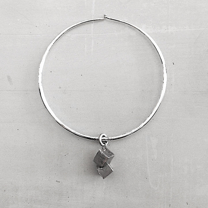 Pyrite Pendant Sterling Silver