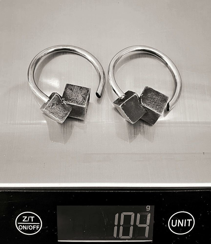 Pyrite Weights Silver - eleven44
