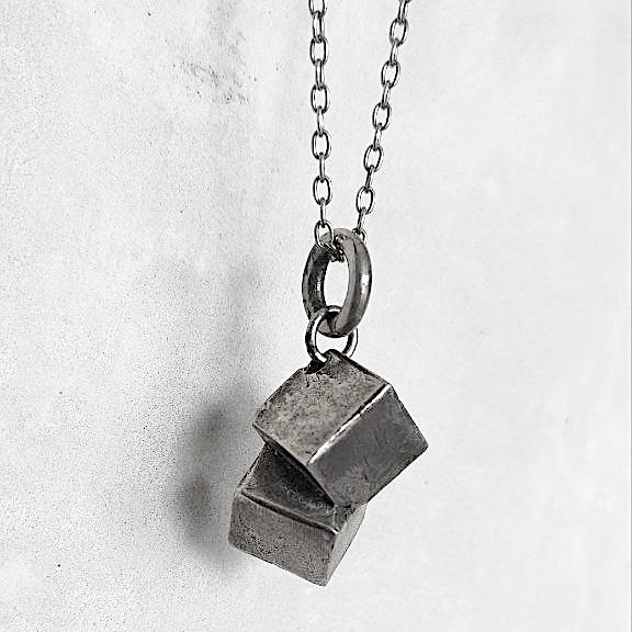 Pyrite Pendant Sterling Silver