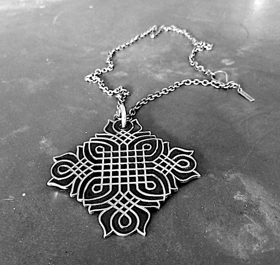 Rangoli Pendant Sterling Silver