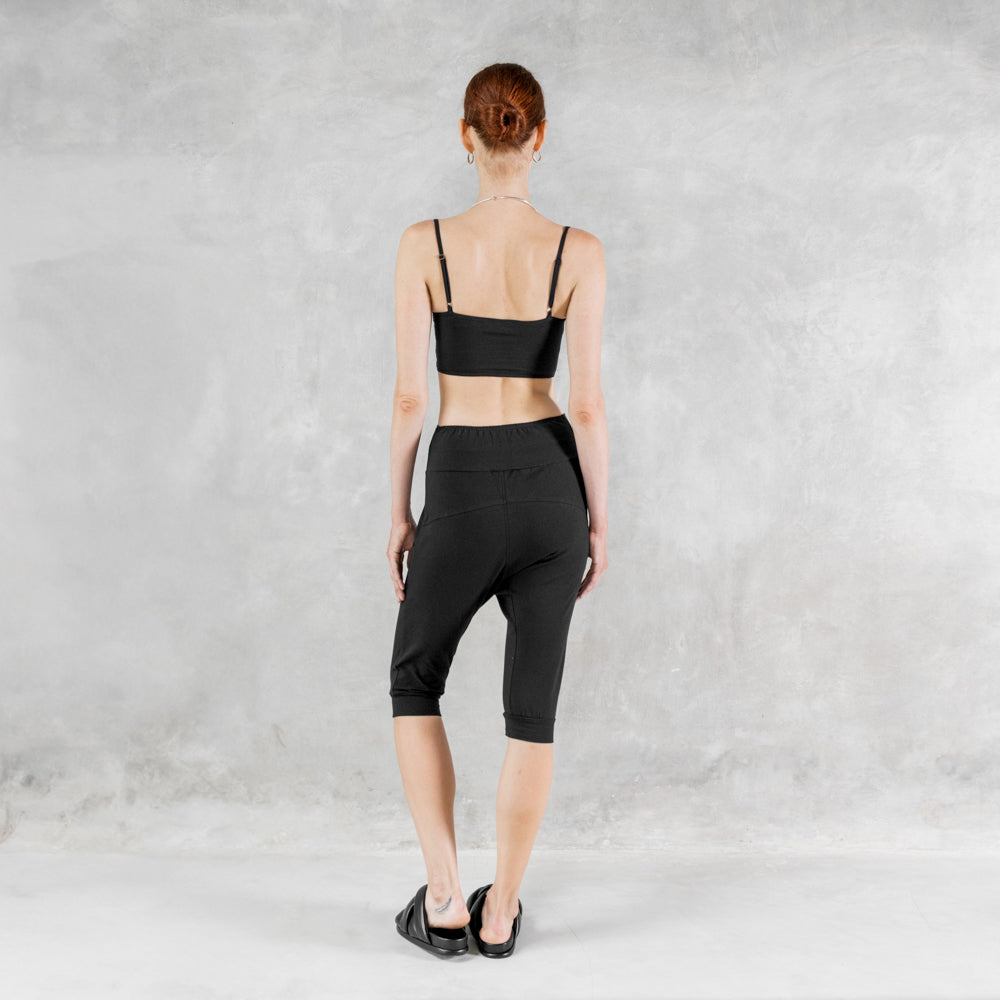 Black Riding Shorts Organic Cotton Lycra