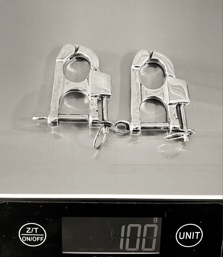 Rigging Clip Large Weights Silver - eleven44