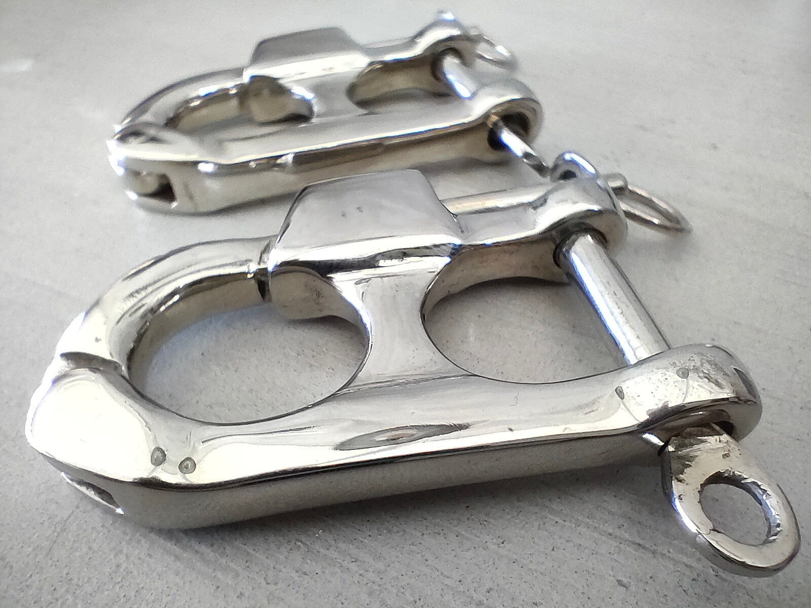 Rigging Clip Large Weights Silver