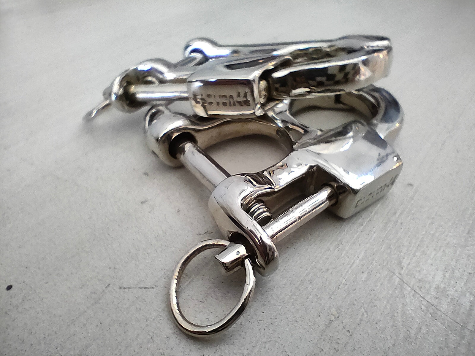Rigging Clip Large Weights Silver