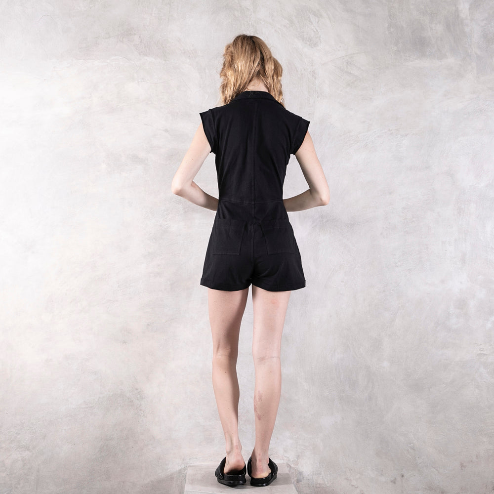 Black Short Romper