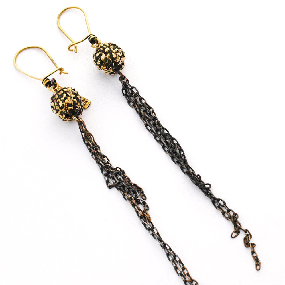 Rudra Seed Dangle Earrings