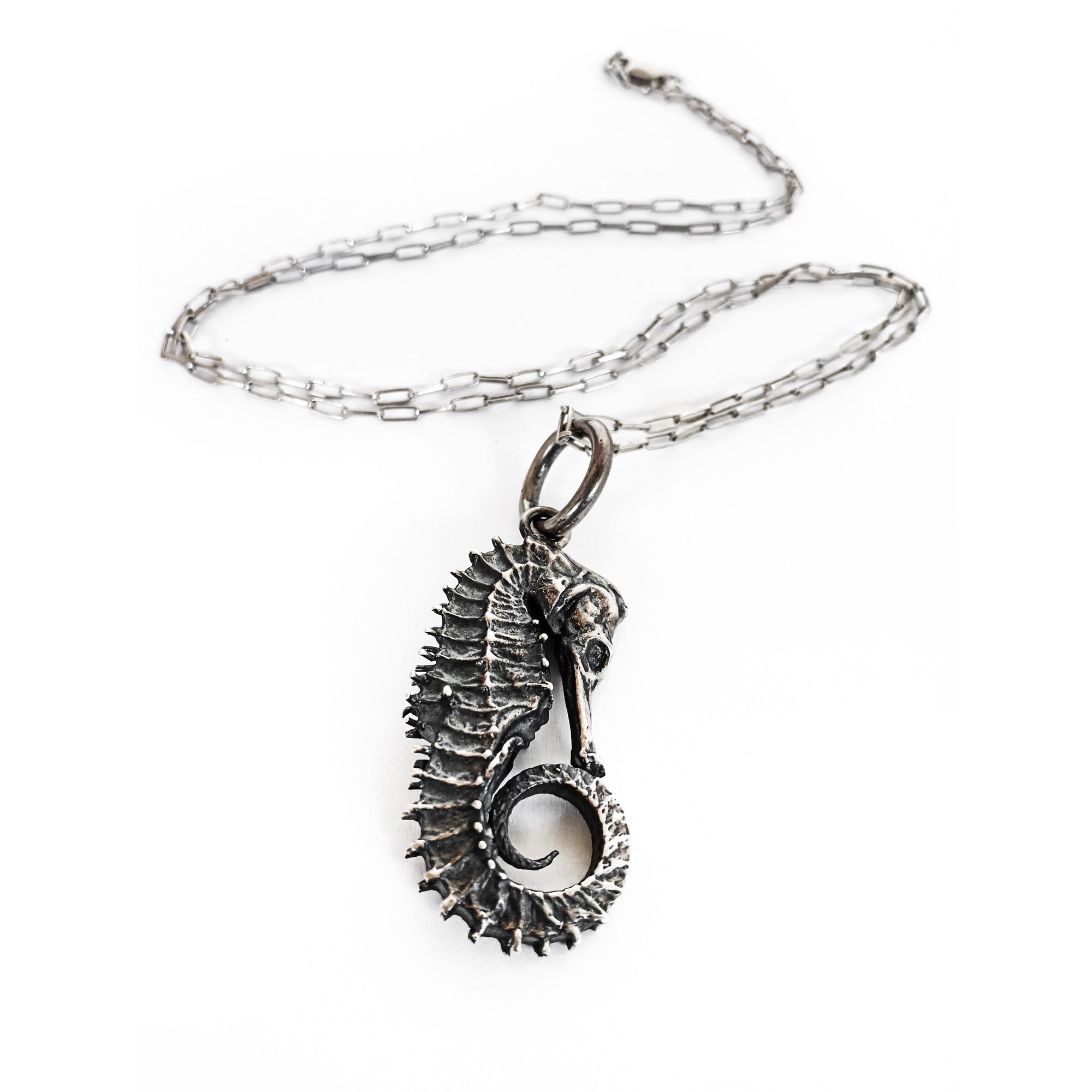 Seahorse Pendant Sterling Silver