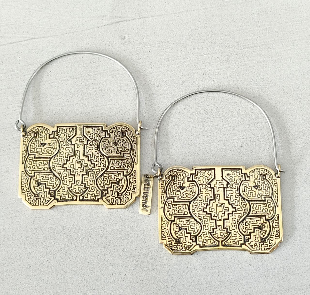 Shipibo Hoops Brass