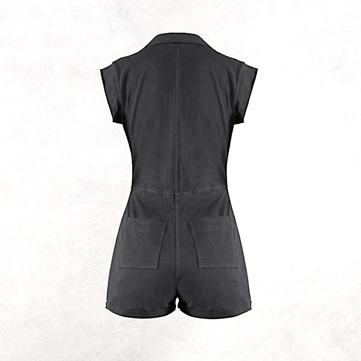 Black Short Romper