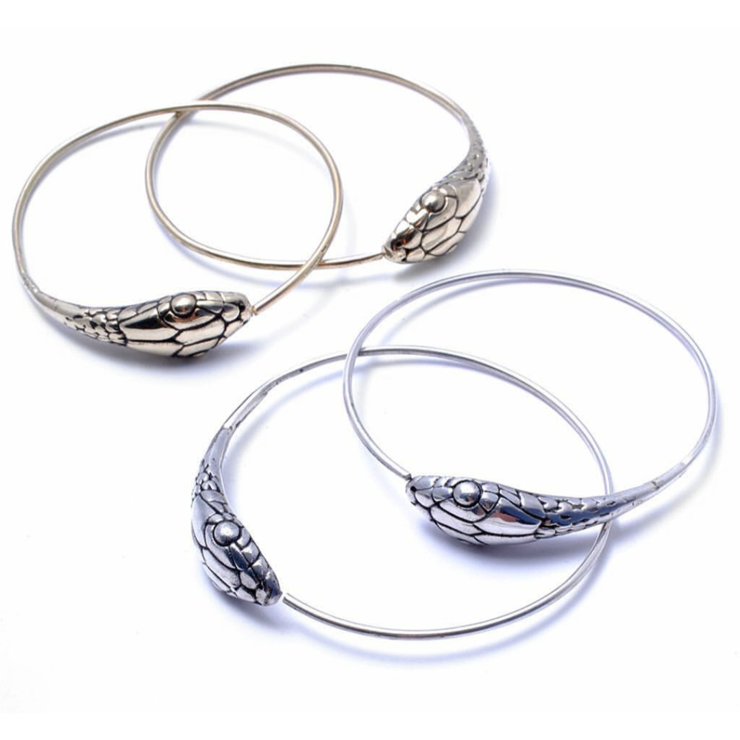 Snake Hoops Earrings